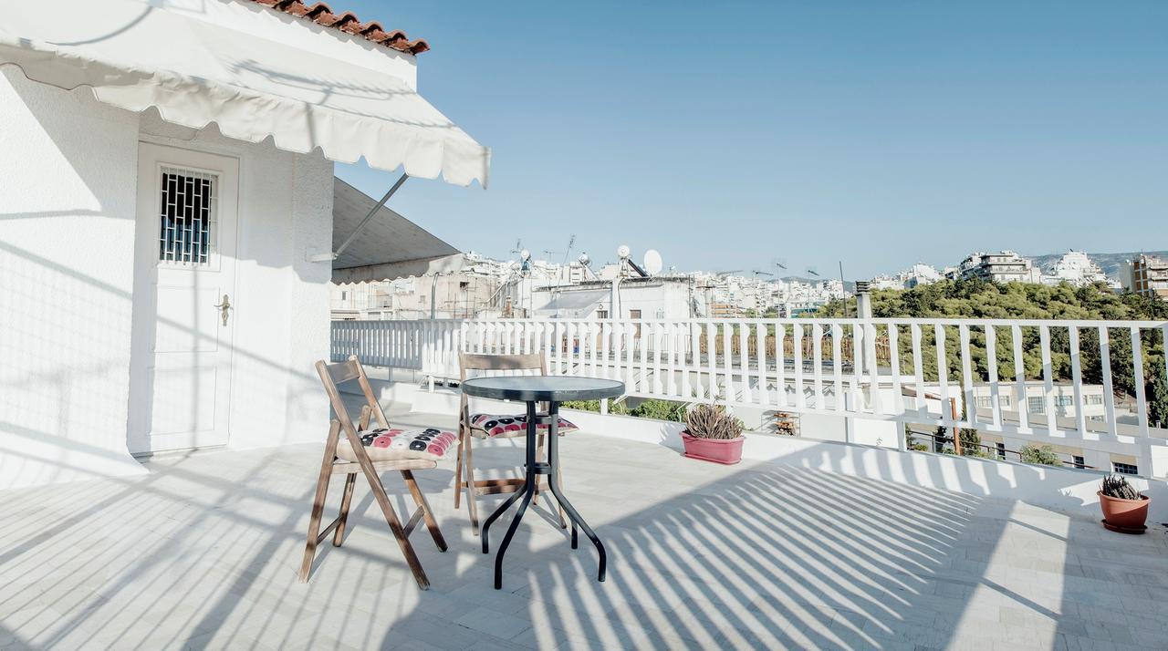 Apartmán Top Floor Studio With Endless View Atény Exteriér fotografie