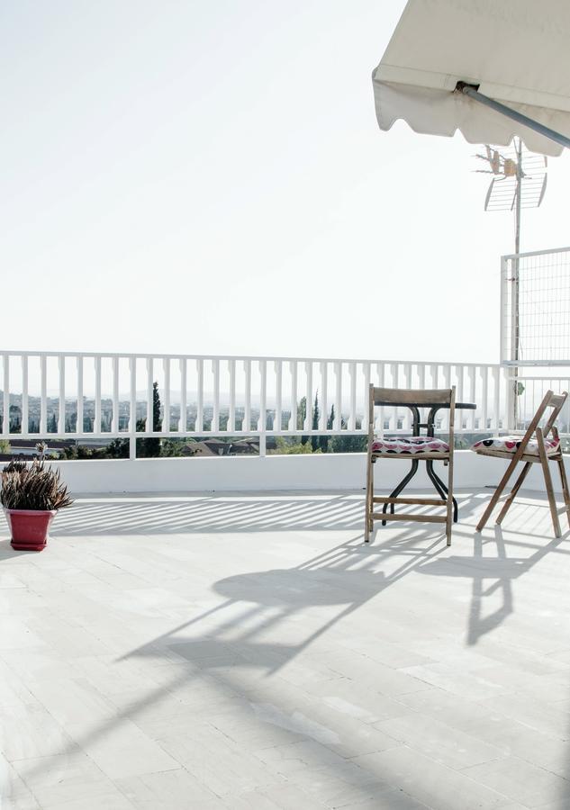 Apartmán Top Floor Studio With Endless View Atény Exteriér fotografie